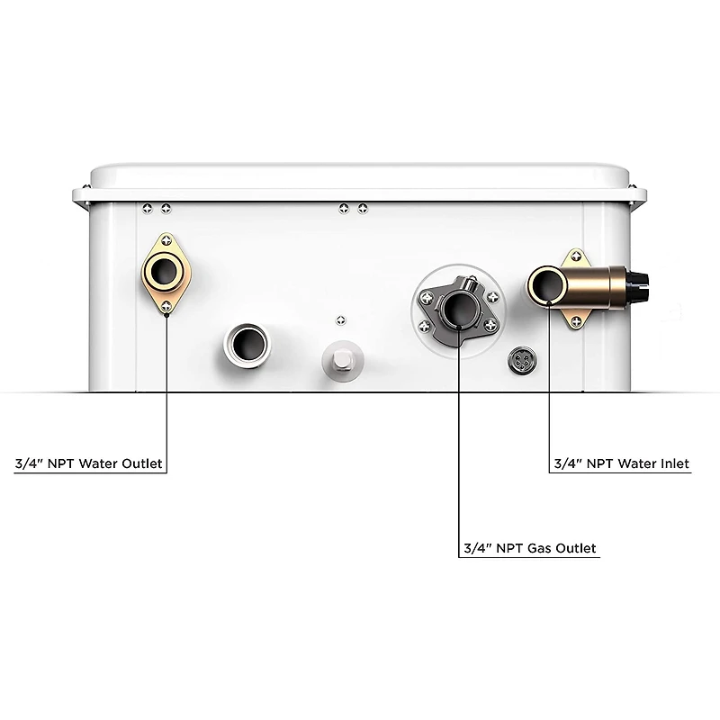 6.8GPM WATER HEATER - FRENCH