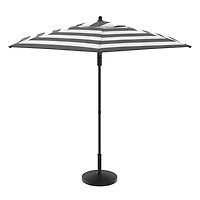HOMETRENDS 7.5 ft. Round Push-Up Market Patio Umbrella, Fade-resistant fabric