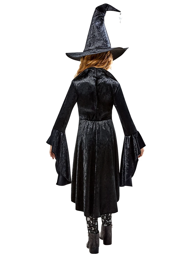 Costume de Sorcière du Coven Noir pour Enfants par Rubies, Filles