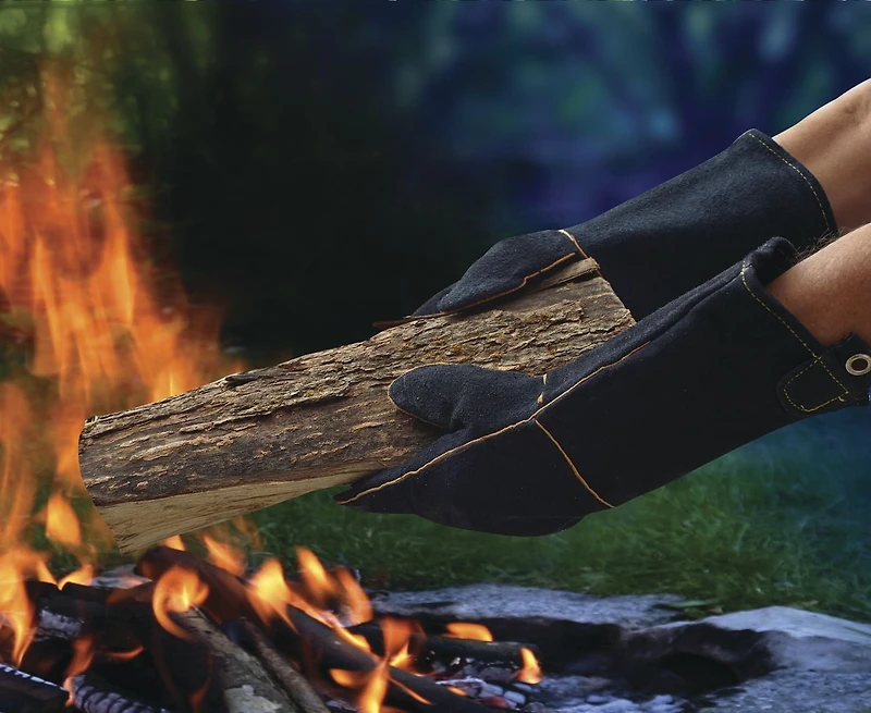 Gants de barbecue en cuir Expert Grill