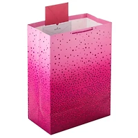 Très grand sac-cadeau de 20 po avec poignées, Hallmark (paillettes roses) pour les fêtes, les fêtes prénuptiales, les fêtes prénatales