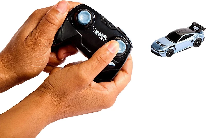 Hot Wheels RC 1:64 Scale Ford Mustang GTD, Battery-Powered Remote-Control Toy Car