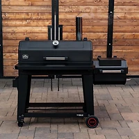 Fumoir à charbon décalé à flux inversé Oakford 1150