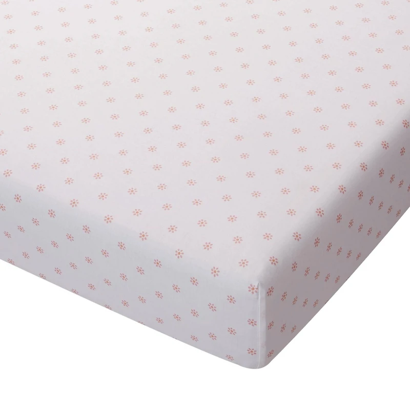 Drap pour lit de bébé en coton biologique George Baby, paquet de 2 74 x 132 cm, coton biologique