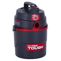 Hyper Tough 7,6 Litres Polyéthylène Aspirateur Eau Et Poussière Hyper Tough 7.6L (2 Gal.) Aspirateur eau et poussières de 2,0 CV avec accessoires