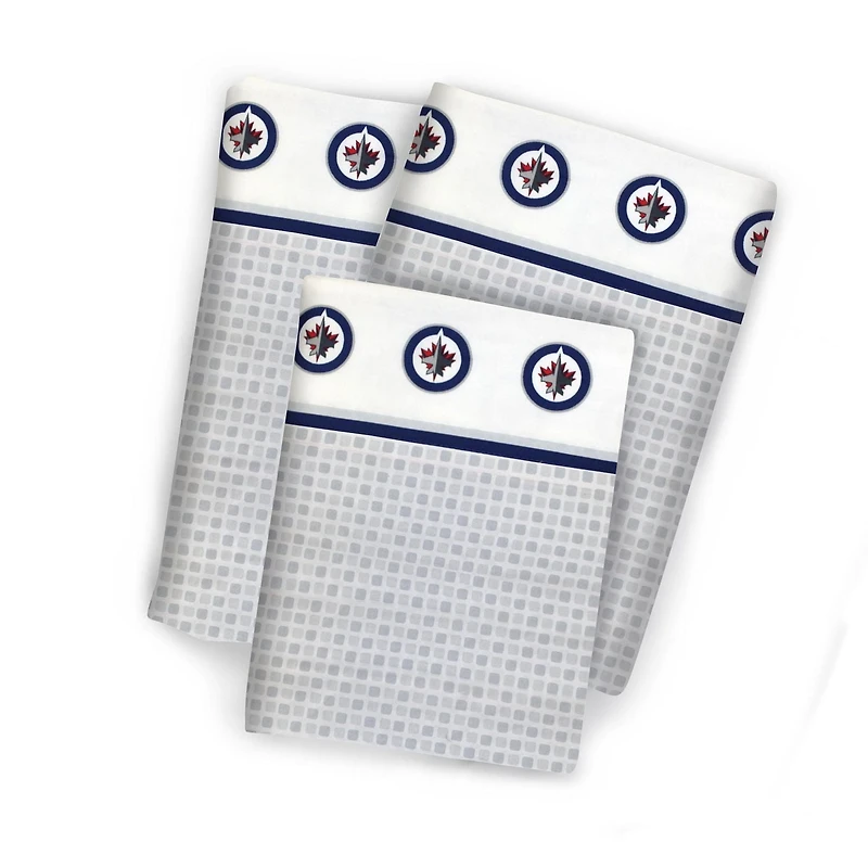 NHL Winnipeg Jets Twin Sheet Set