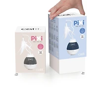 Catit PIXI Spinner Electronic Cat Toy, White & Grey