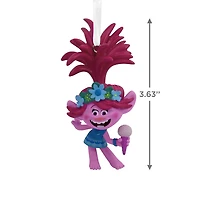 Hallmark DreamWorks Trolls World Tour Poppy With Microphone Christmas Ornament
