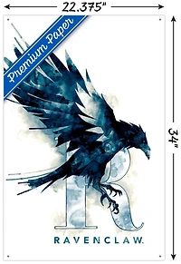 The Wizarding World: Harry Potter - Ravenclaw Illustrated House Logo Wall Poster