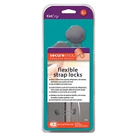 Verrou en lanière flexible (gris) x2