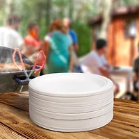 Great Value Eco Compostable Luncheon Plates, 80 x 22.2cm (8.75in)<br>Value Size