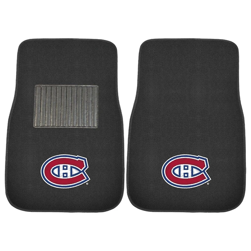 Fanmats NHL Canadiens Embroidered 2PC Car Mat