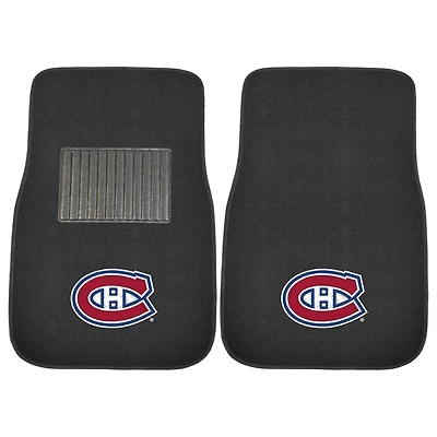Fanmats NHL Canadiens Embroidered 2PC Car Mat