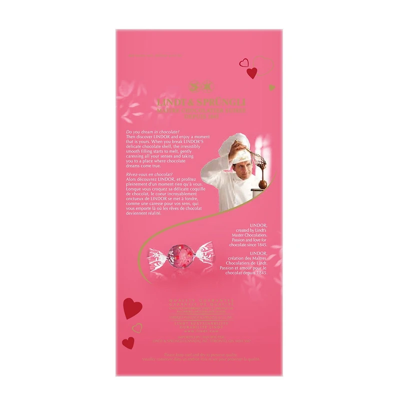 Truffes Lindor de la Saint-Valentin – Lait et blanc