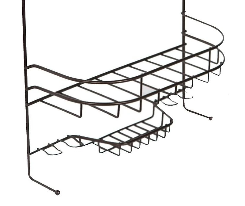 era David valet de douche avec ventouse classique huile brossé