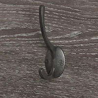 Afton Collection Maison RiverRidge® Porte-manteau à 3 crochets, 23,63 po. (largeur), bois patiné (paquet de 2)