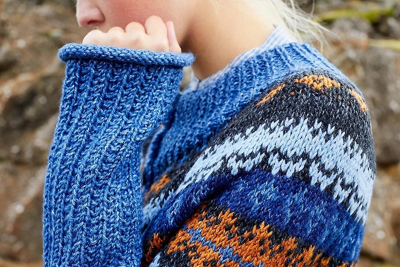 Fil Lion Brand Jeans® Fil acrylique moyen/peigné n° 4, 100g/ 225m, 3-CT