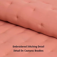 Ensemble de couette 2 pièces Mainstays, Terracotta Dream, lit simple Double