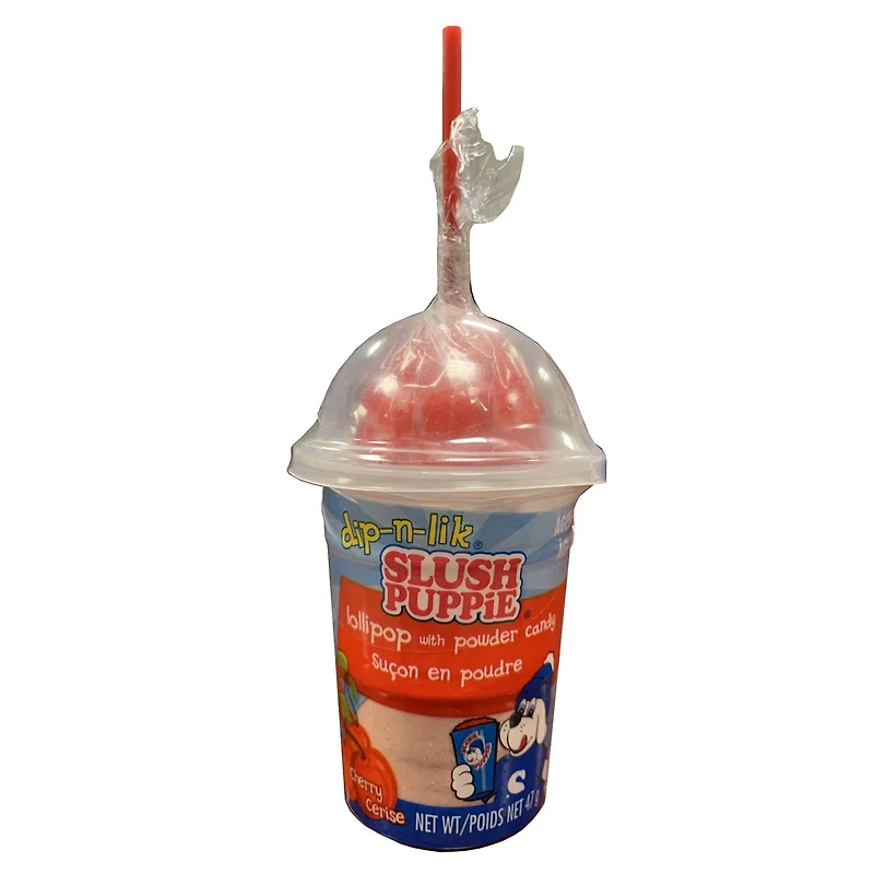Exclusive Brands Slush Puppie DIP-N-LIK Lollipop with Powder Candy