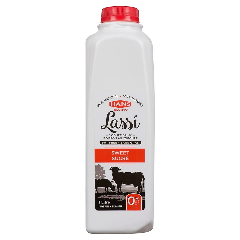 Yogourt smoothie lassi doux Hans Dairy