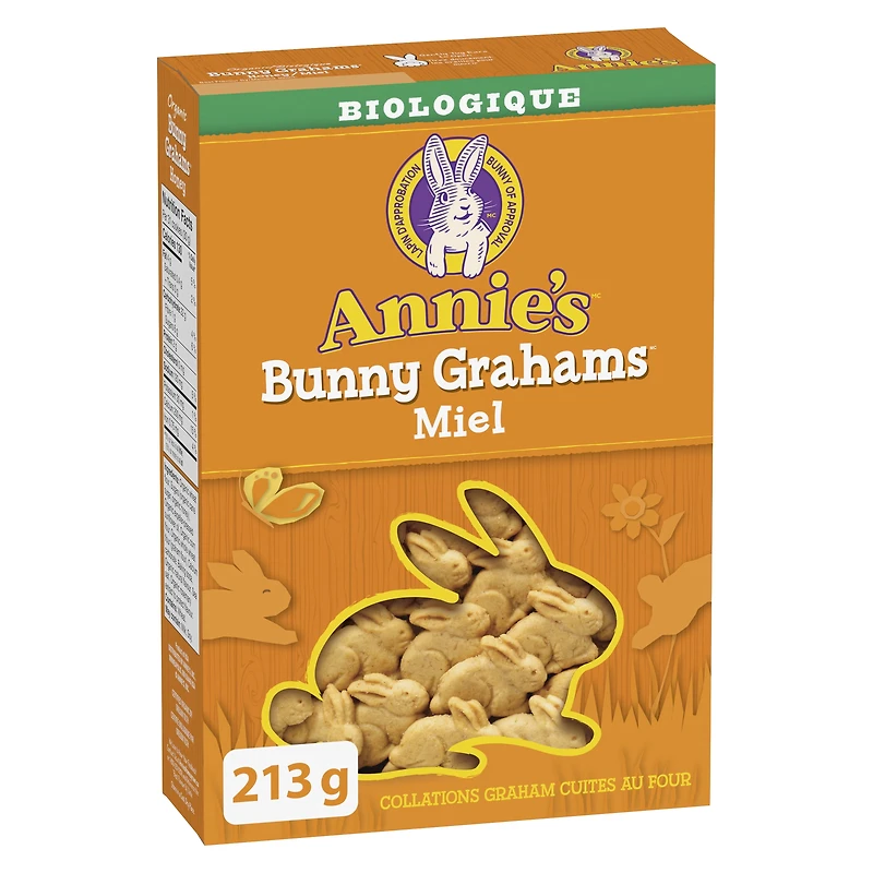 Annie's Organic Bunny Grahams Honey Baked Graham Snacks