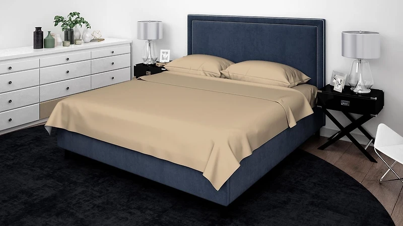 Drap plat Johnson Home 300 TC en coton