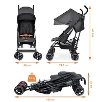 Poussette Parapluie Pliable Harmony Aspire Deluxe