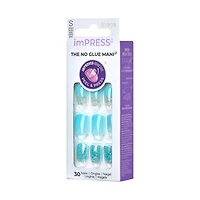 KISS ImPRESS Press-On - Fake Nails, 30 Count, Short, Press-ons.