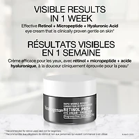Crème yeux Neutrogena Correcteur de rides express Retinol Pro+, hydratant à base de micropeptide, cible les rides et les cernes autour des yeux 14g