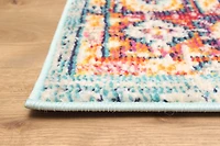 ECARPET Tapis Traditionnel Lotus pour Salon, Chambre, Salle A Manger, Entrée, Couloir et Plus Encore.