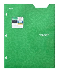 Porte-document à 4 pochettes Five Star vert
