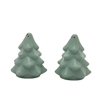 Stoneware Tree salt and pepper shaker