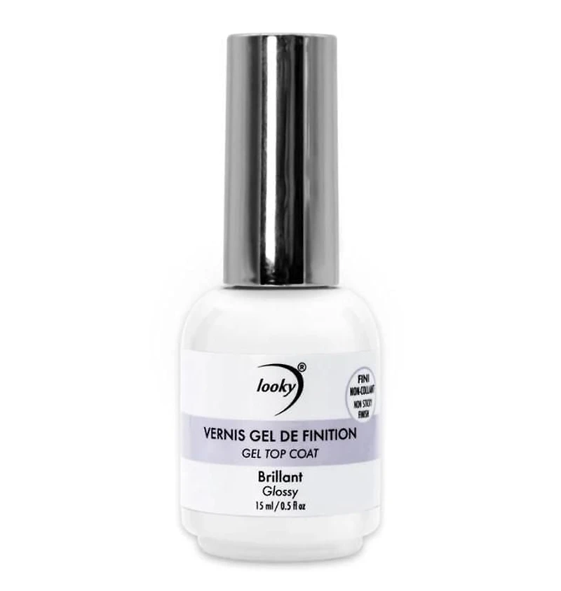 Looky Gel Ultra Shiny Top Coat- 15ml (0.5fl oz) - Quick-Curing, Non-Sticky & Luxuriously Smooth - Perfect Seal for Gel Manicures - Ultimate Protection and Extended Wear