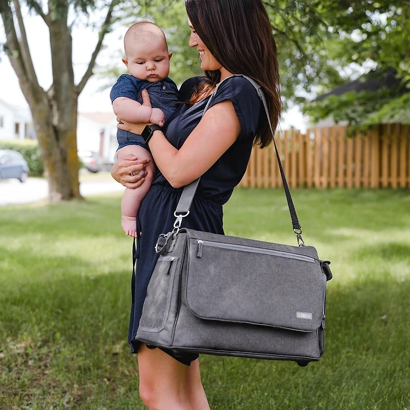 bblüv - Ültra - Complete Diaper Bag (Charcoal)