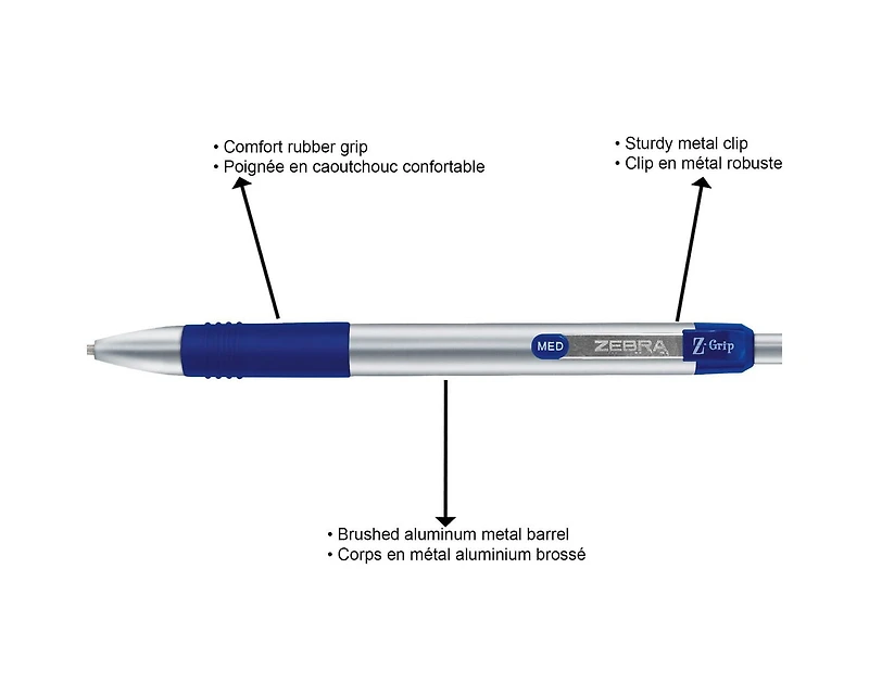 Stylo à bille rétractable Z-Grip ELITE