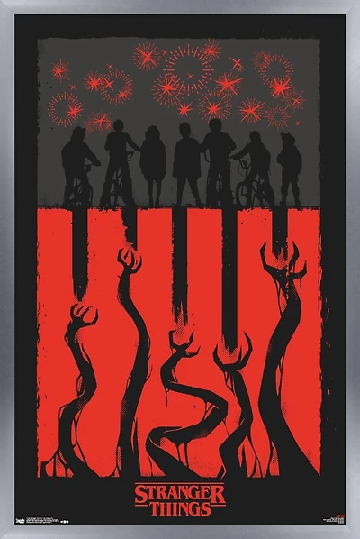 Netflix Stranger Things: Season 3 - 4Th Illustration Wall Poster, 22.375" x 34"