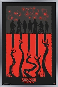 Netflix Stranger Things: Season 3 - 4Th Illustration Wall Poster, 22.375" x 34"