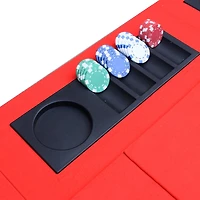 No Limit 3-in-1 Portable Casino Tabletop for Poker, Blackjack, and Craps