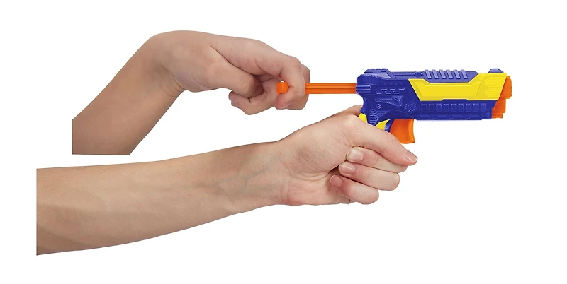 Ensemble de lance-dards en mousse Adventure Force Combo Strike, 4 blasters avec 20 dards Accu-Blast, compatible avec la plupart des blasters NERF et XShot, 8+