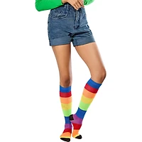Rubies Chaussettes Rayées Arc-en-Ciel, Taille Unique