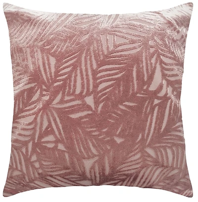 hometrends Coussin Décoratif Feuilles Blush