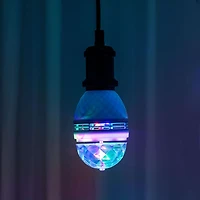 Merkury Innovations PartyBulb Rotating Disco Party Light, Disco Party Light