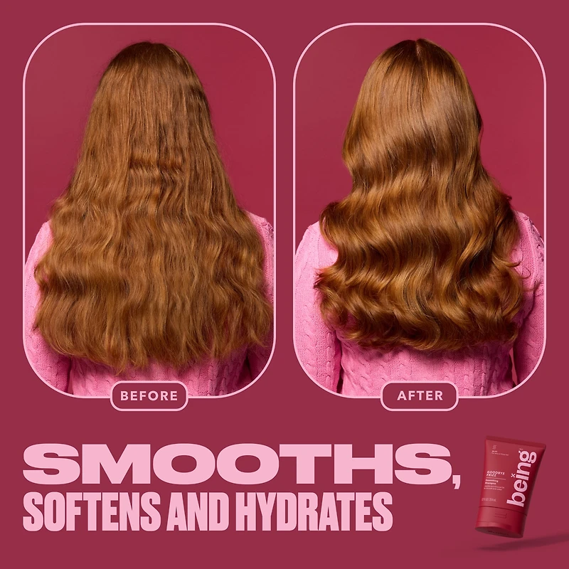being GOODBYE FRIZZ Smoothing Shampoo with Jojoba and Almond Oil 354mL