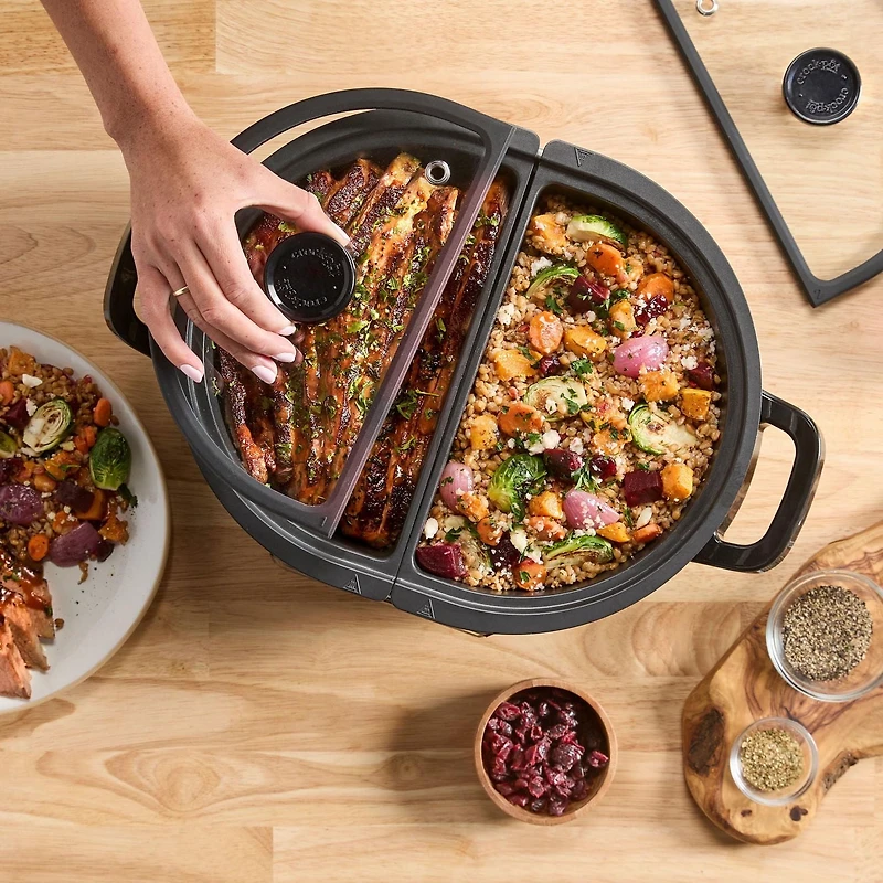 Multicuiseur Duo Crock-Pot et mijoteuse programmable avec fonction cuire à four