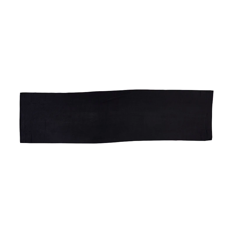KISS - Foulard en satin doux Colors & Care, extra-long, 1,52 m - Noir