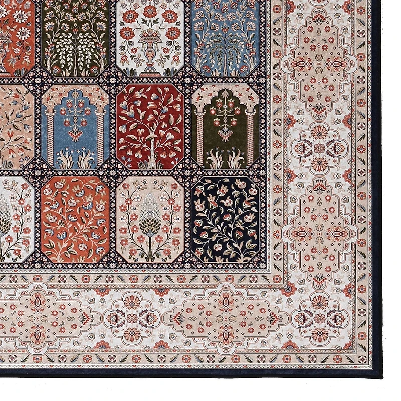 Emerald Duluth Grey & Blue 3'3" x 5' Accent Rug