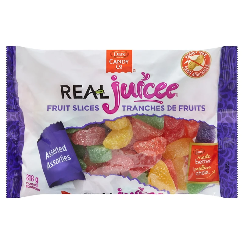 REALJUICEE Fruit Slices Candy, Dare Real Juicee