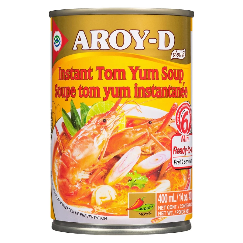 Soupe instantanée Tom Yum d'Aroy-D