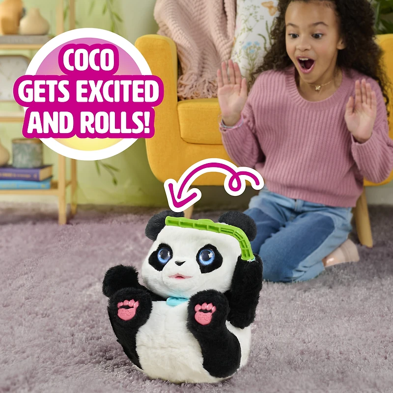 Coco le panda acrobate de FurReal, plus de 60 sons et réactions, jouets pour enfants de 4 ans et plus par Just Play FUR REAL FRIENDS COCO PANDA FURREAL
