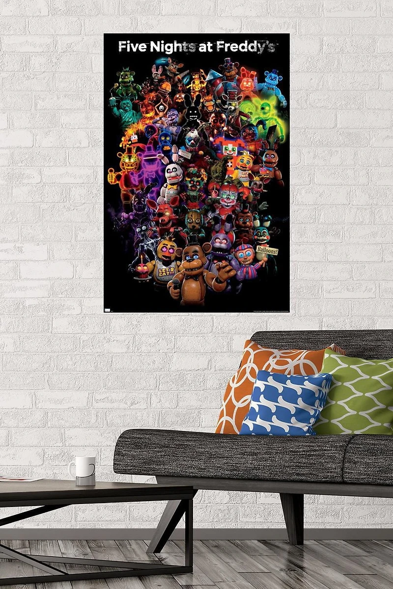 Five Nights at Freddy's: Special Delivery - Collage Wall Poster, 22.375" x 34"
